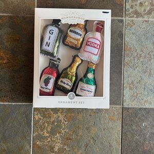 Wondershop Festive Sequin Bottle Ornament Set - Multicolor